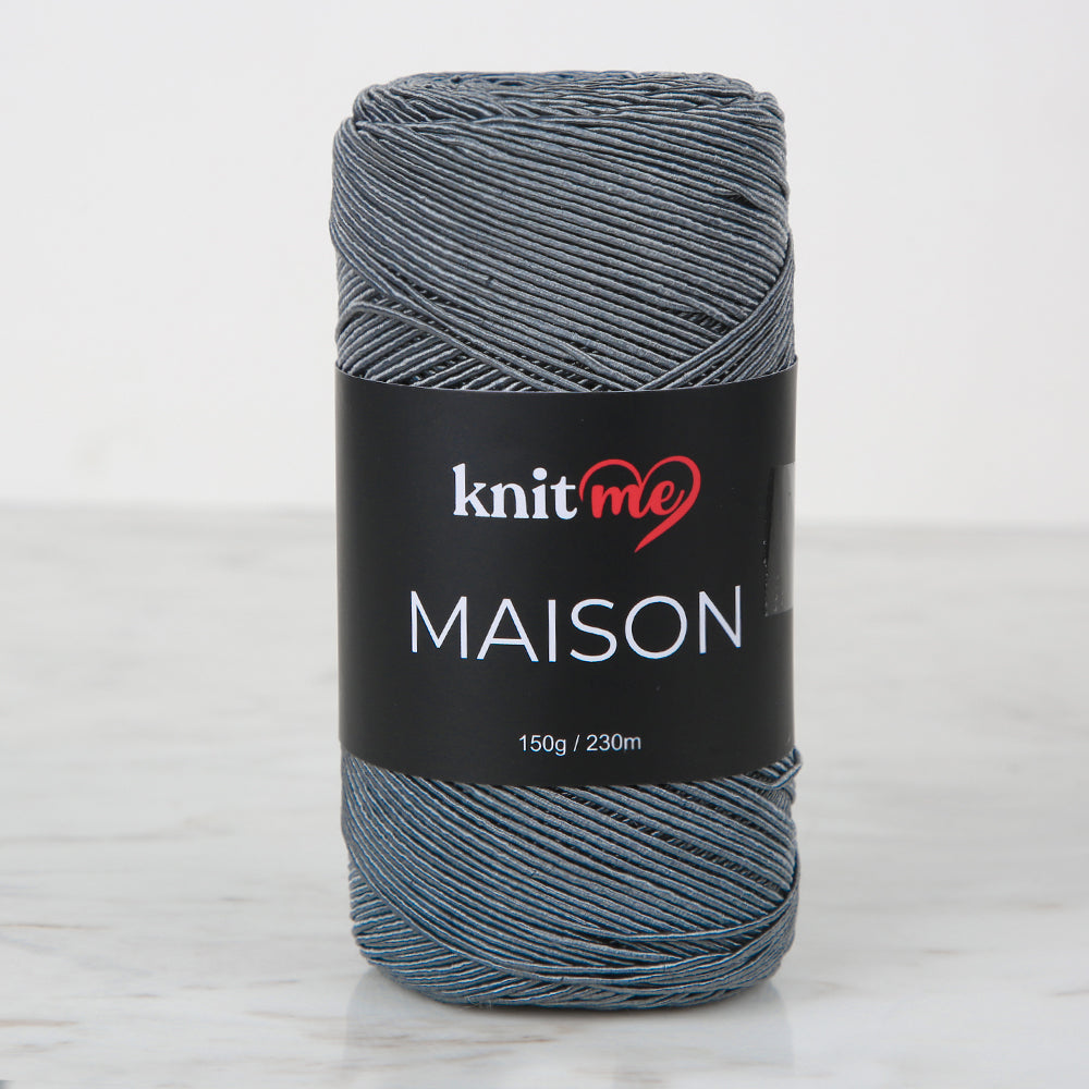 Knitme MAISON Gri Örgü İpi - KNM20
